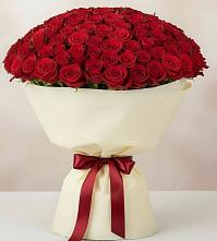 Букет 101 Красная роза Милано в Северск
