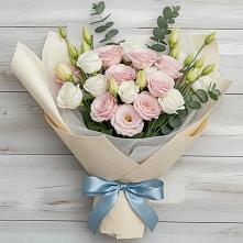 Букет цветов из:  Лизиантусы в Северск