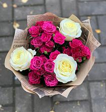 Букет цветов из:  Розы в Северск