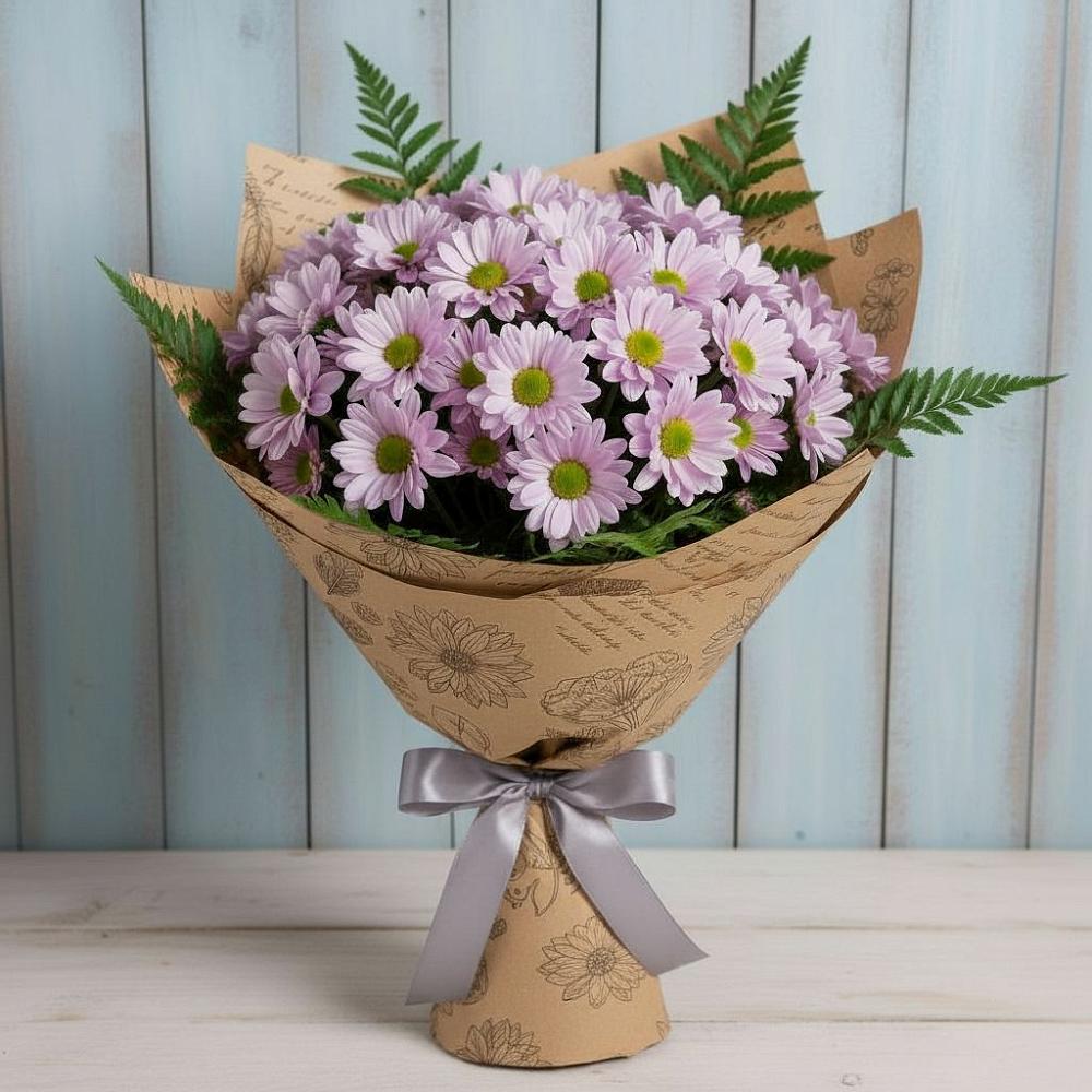 Букет цветов из: Хризантемы в Северск