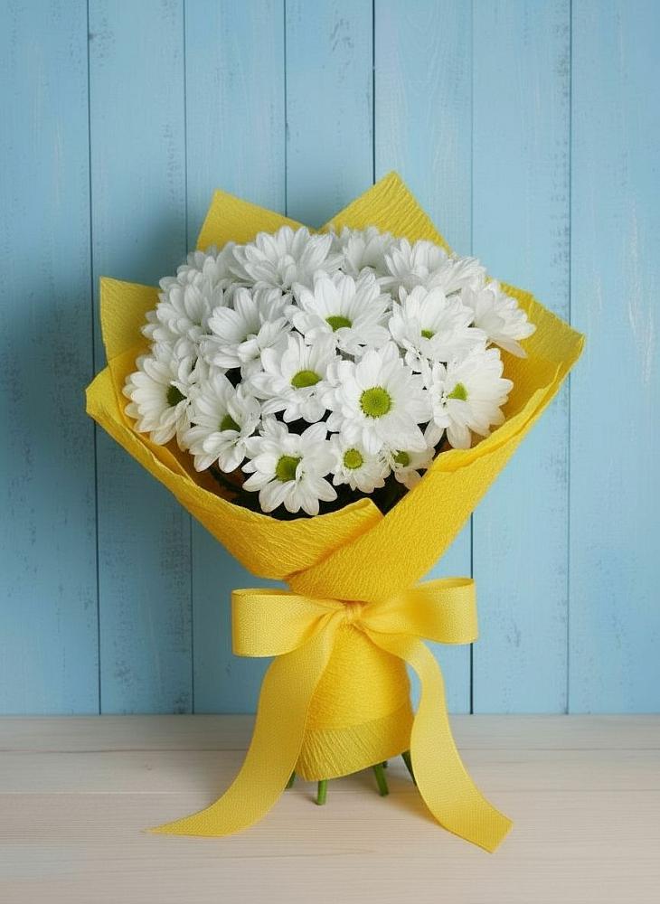 Букет цветов из: Хризантемы в Северск