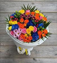 Букет цветов из:  Розы и Хризантемы #REPLACE_PRED# Северск