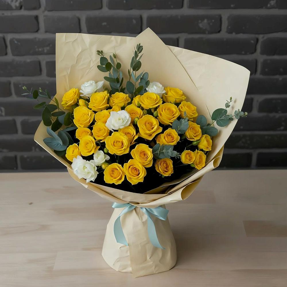 Букет цветов из: Розы в Северск