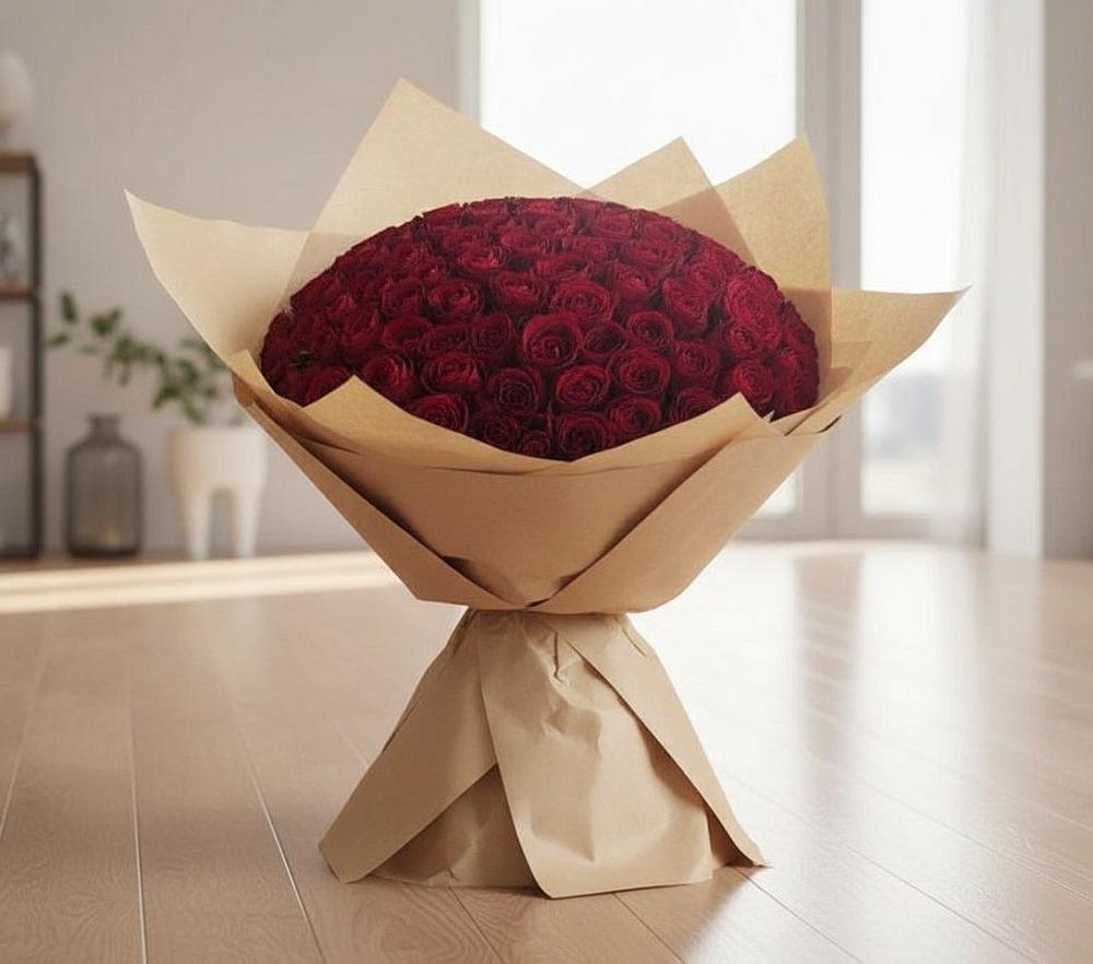 Букет 101 Красная роза в Северск