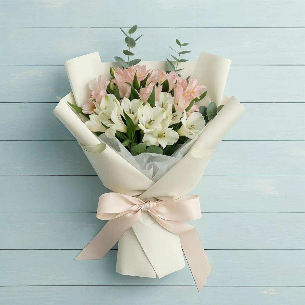 Букет цветов из: Альстромерии в Северск