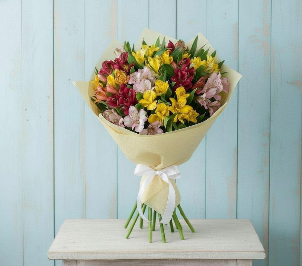 Букет цветов из: Альстромерии в Северск