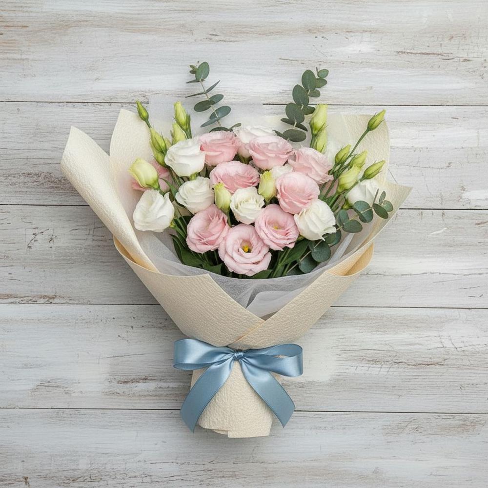 Букет цветов из: Лизиантусы в Северск